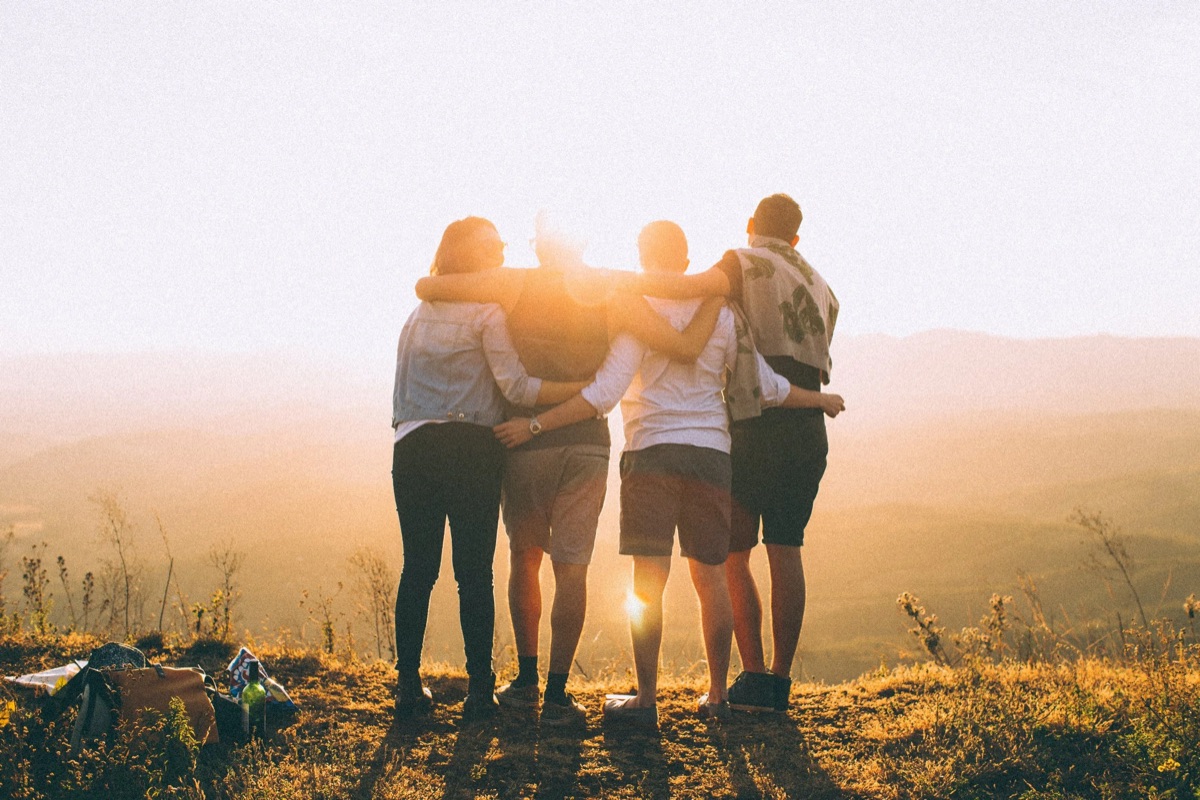 Friends enjoying the outdoors in New Zealand